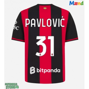 AC Milan Strahinja Pavlovic #31 Replika Hjemmebanetrøje 2026-27 Kortærmet